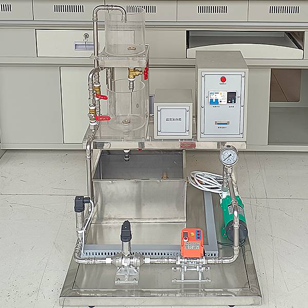 液位温度综合PLC控制模型实训台(图1) 液位温度(℃)(℃)(℃)综合PLC控制模型实验台,触控语音解说《机械原理》示教实验台