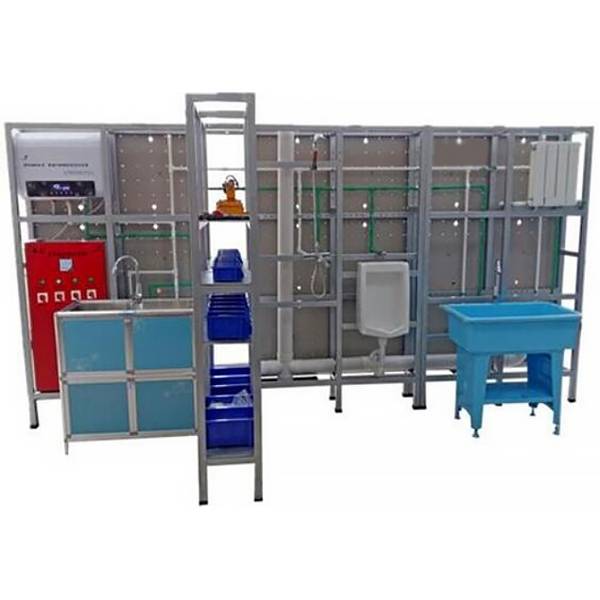 采暖管道安装实验台(图1) 采暖管道装配实验台,机电设备装调实验台