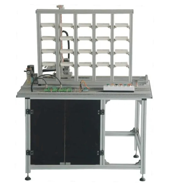 立体仓库控制实训装置(图1) 立体仓库控制实验装置,明渠水利情况演示实验装置